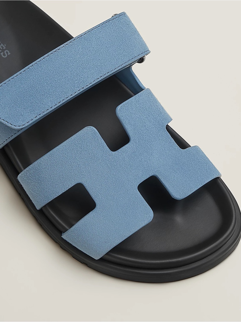 Hermes Chypre Sandals Bleu Jean - Picture 2 of 3